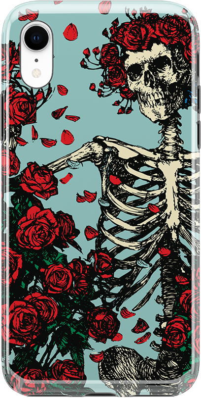 Forever Grateful | Grateful Dead Skeleton Case iPhone Case Grateful Dead Classic iPhone XR 