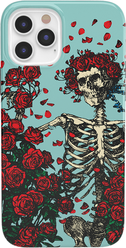 Forever Grateful | Grateful Dead Skeleton Case iPhone Case Grateful Dead Classic iPhone 12 Pro 